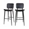 Flash Furniture Black LeatherSoft Barstools with Footrest, PK2 AY-S01-BK-GG - alternate 7